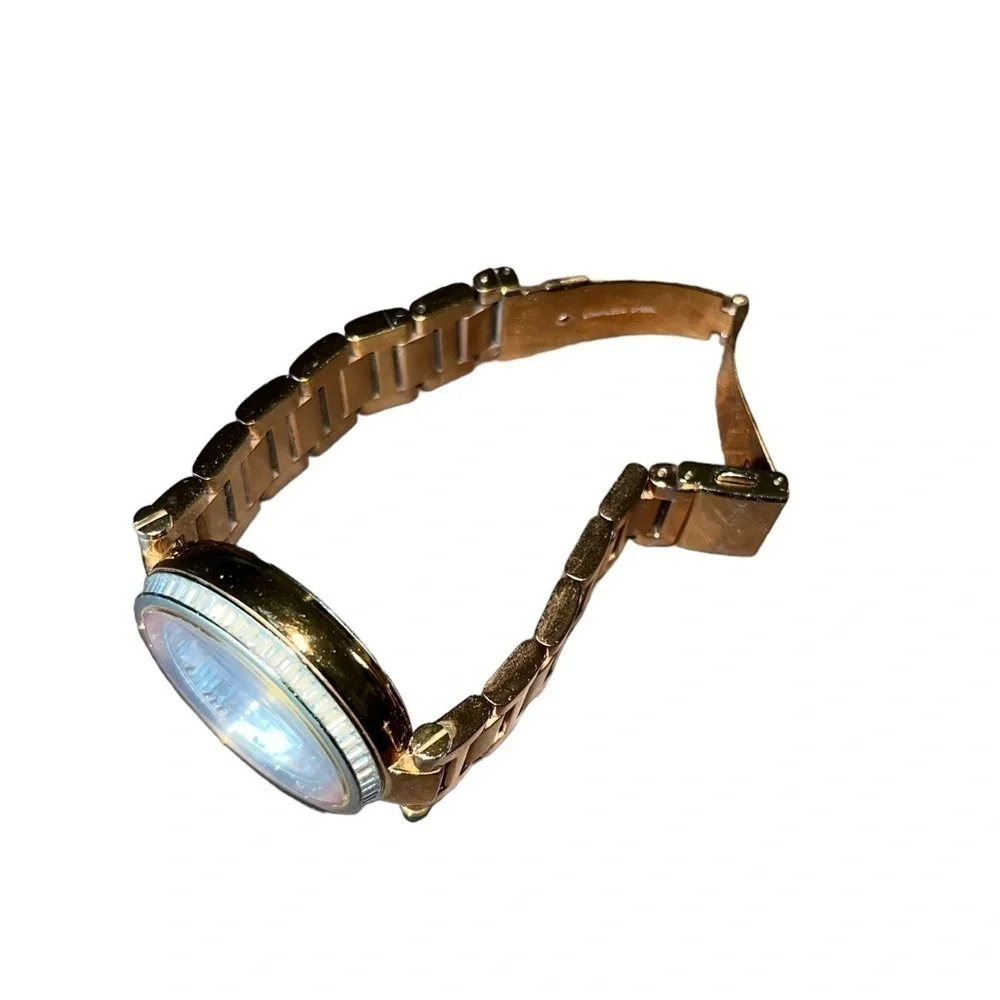 Michael Kors Rose Gold/Bronze Diamond Watch